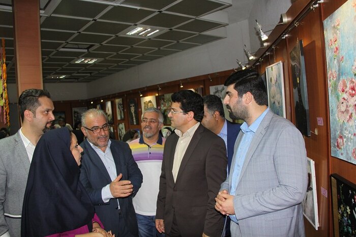 آثار 70 نقاش آستارا در باغ تماشا