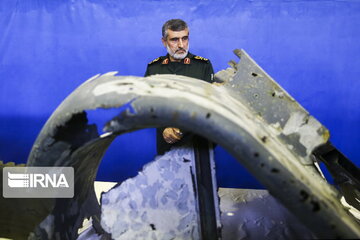 Iran puts on display parts of US downed drone