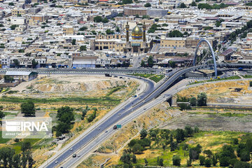 Bird's-eye view of Zanjan Province