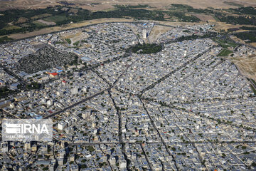 Bird's-eye view of Zanjan Province