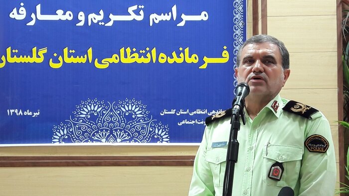 سردار قاسمی فرمانده نیروی انتظامی گلستان