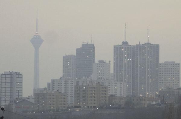 شاخص ۱۰۱ ازن هوای تهران را برای گروه های حساس ناسالم کرد