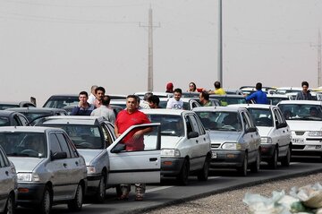 افزایش حجم ترافیک در جاده های شمالی