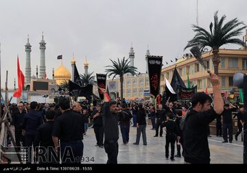 قم درسالروز شهادت امام جعفر صادق(ع) غرق درعزا و ماتم شد