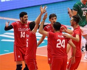 Iran volleyball team hits Bulgaria in VNL