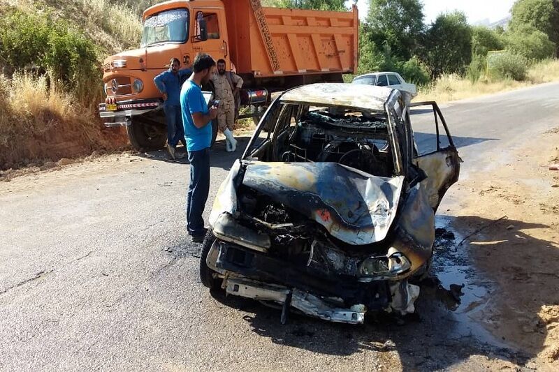 تصادف پراید با  کامیون در جاده یاسوج به اصفهان ۵ مصدوم برجا گذاشت