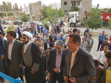 افتتاح بازارچه سنتی وسالن هم اندیشی روستای نردین  باحضورمدیر عامل صندوق کار آفرینی