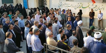 تشییع پیکر مطهر شهید غلامرضا سلیمی