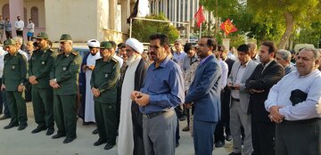 تشییع پیکر مطهر شهید غلامرضا سلیمی