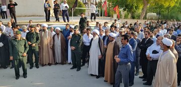 تشییع پیکر مطهر شهید غلامرضا سلیمی