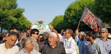 تشییع پیکر مطهر شهید غلامرضا سلیمی