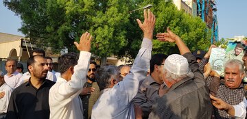 تشییع پیکر مطهر شهید غلامرضا سلیمی