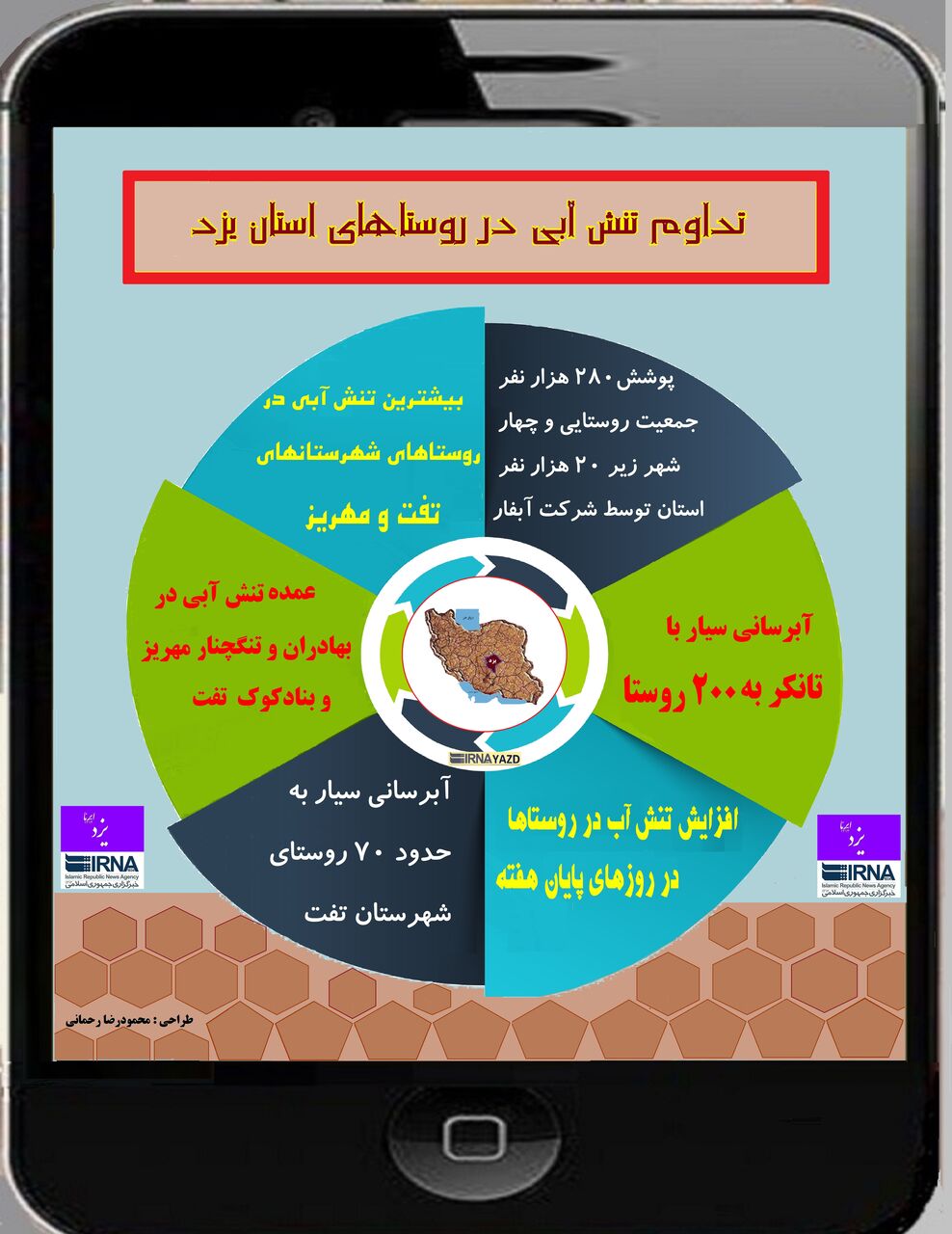 تداوم تنش آبی در یزد تداوم تنش آبی در یزد
