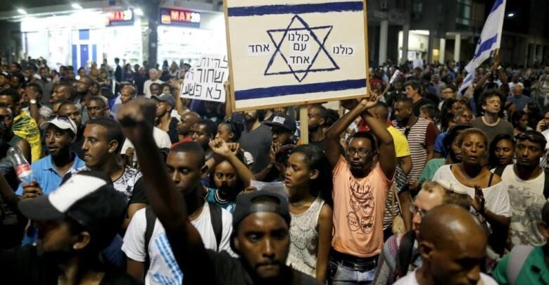 یهودیان فلاشا علیه خشونت پلیس رژیم صهیونیستی تظاهرات کردند - ایرنا