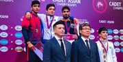 کسب سه نشان طلای کشتی فرنگی نوجوانان ایران در رقابت های قهرمانی آسیا
