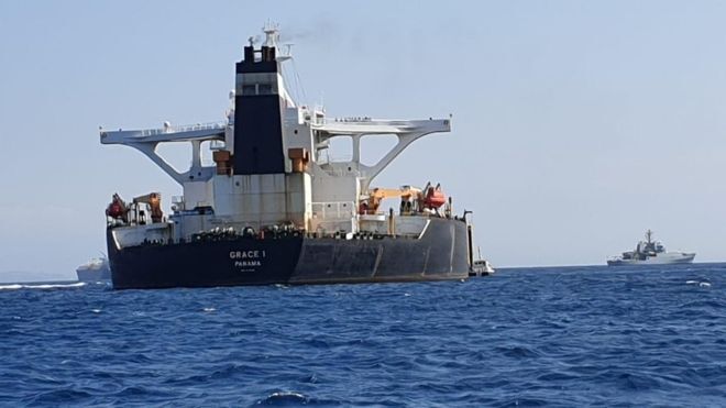 Gibraltar officials extend Iranian oil tanker detention for 2 more weeks