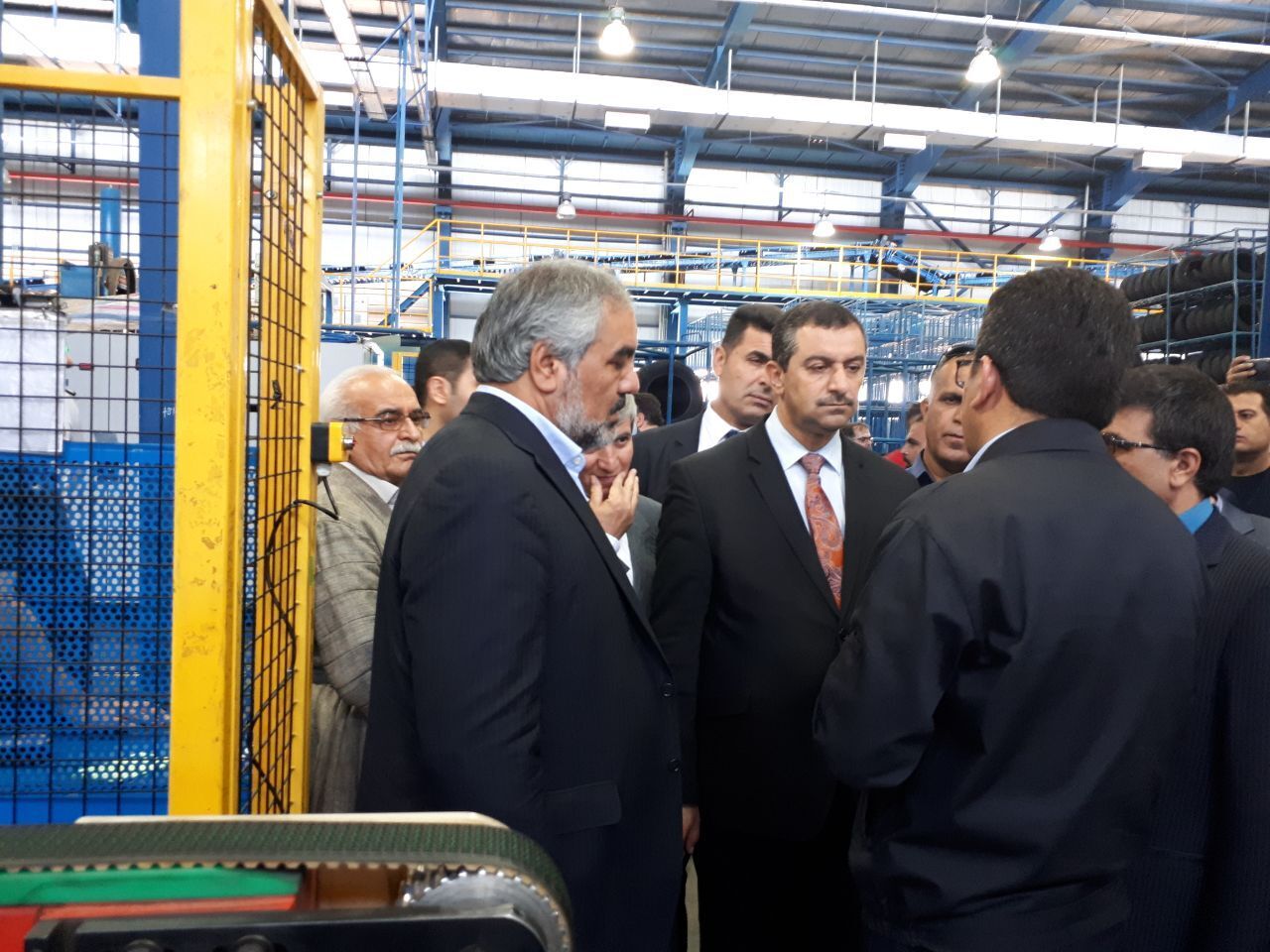 Iraqi economic delegation visits Iran's Kordestan industrial units