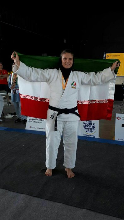 Иранка завоевала серебро по дзюдо на рабочей олимпиаде 2019 года в Испании