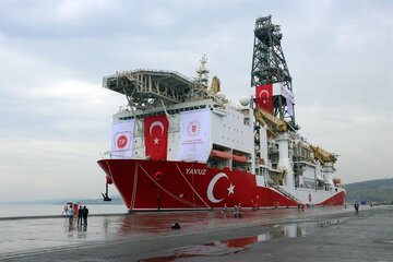 ترکیه دومین کشتی خود را برای اکتشاف نفت و گاز روانه شرق مدیترانه می کند