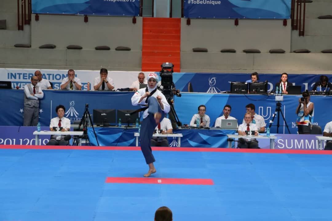 Iran female taekwondo fighter bags bronze in Univesiade

