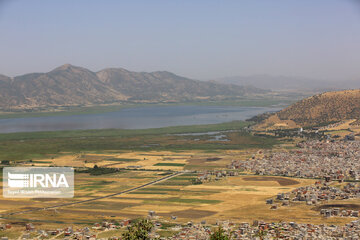 Zarivar Lake farms, W Iran