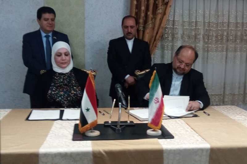 ایران و سوریه سند مشترک همکاری اشتغال امضا کردند