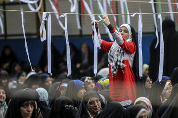 اجتماع عفاف و حجاب در ورزشگاه شیرودی تهران