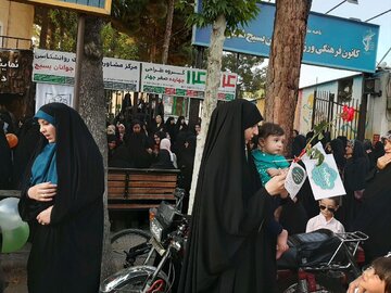 راهپیمایی عفاف و حجاب شاهرود