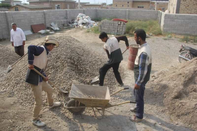 جهادگران خراسانی منازل سیل زدگان گلستان را مرمت کردند