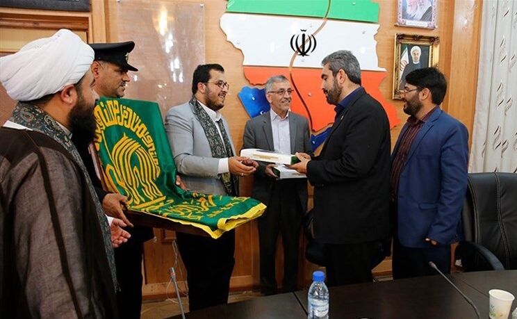 فضای استان بوشهر با حضور خادمان رضوی منور و معطر شد