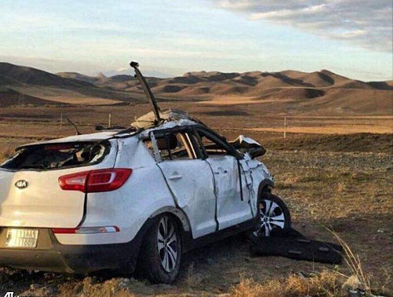 تصادف در محور طبس - یزد یک کشته و ۲ مجروح برجا گذاشت