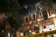 هزار مترمربع از بناهای تاریخی میدان حسن‌آباد آسیب دیده است
