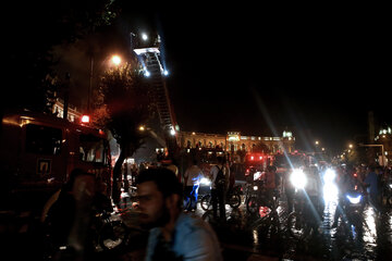 دو گنبد  میدان حسن آباد پایتخت تخریب شد