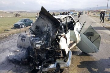 ۲ حادثه رانندگی در بوکان با ۷ کشته و زخمی