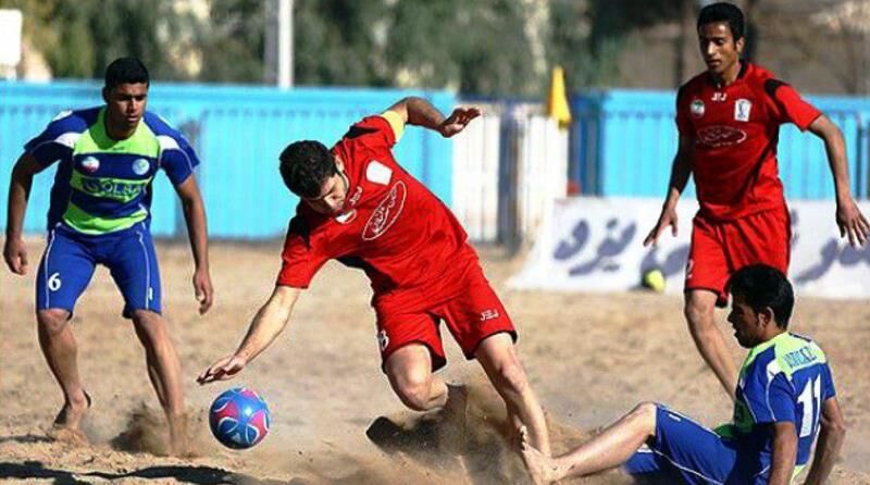 تیم فوتبال ساحلی جوانان گلساپوش یزد بر دریانوردان بوشهر غلبه کرد