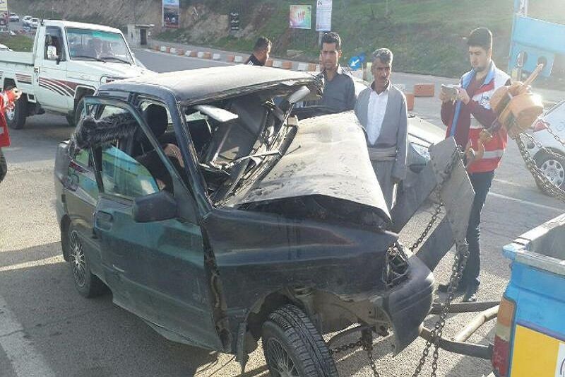 ۲ حادثه رانندگی در بوکان با ۷ کشته و زخمی