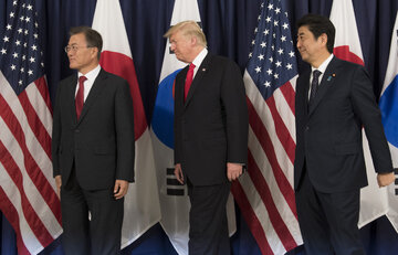 ادعای ترامپ برای حل مناقشه ژاپن و کره جنوبی 