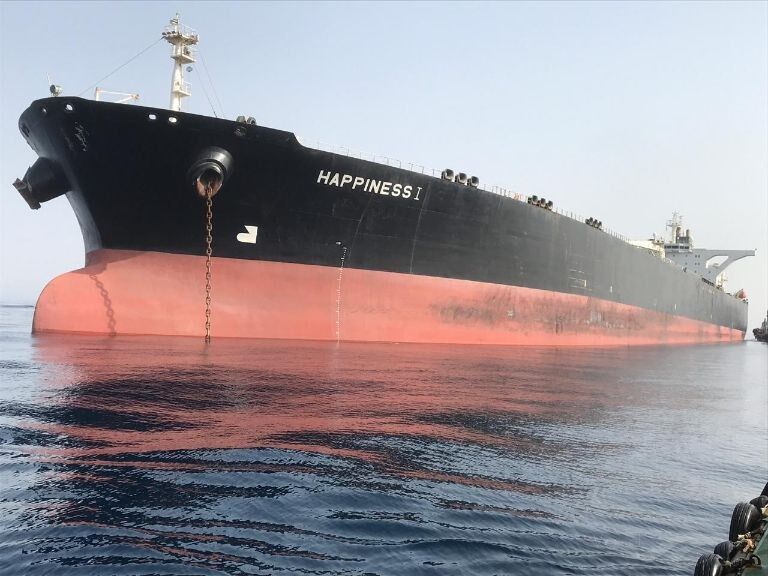 Иранский нефтяной танкер был освобожден из порта Джидда в Саудовской Аравии Иранский нефтяной танкер был освобожден из порта Джидда в Саудовской Аравии