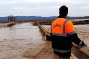 سیلاب ۲ مسیر در جنوب سیستان و بلوچستان را بست