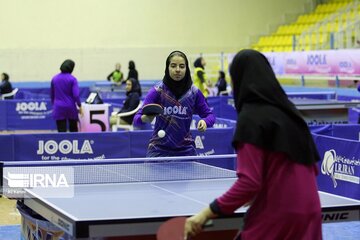 نوجوان دختر مهابادی قهرمان مسابقات تنیس‌ روی‌میز کشور شد