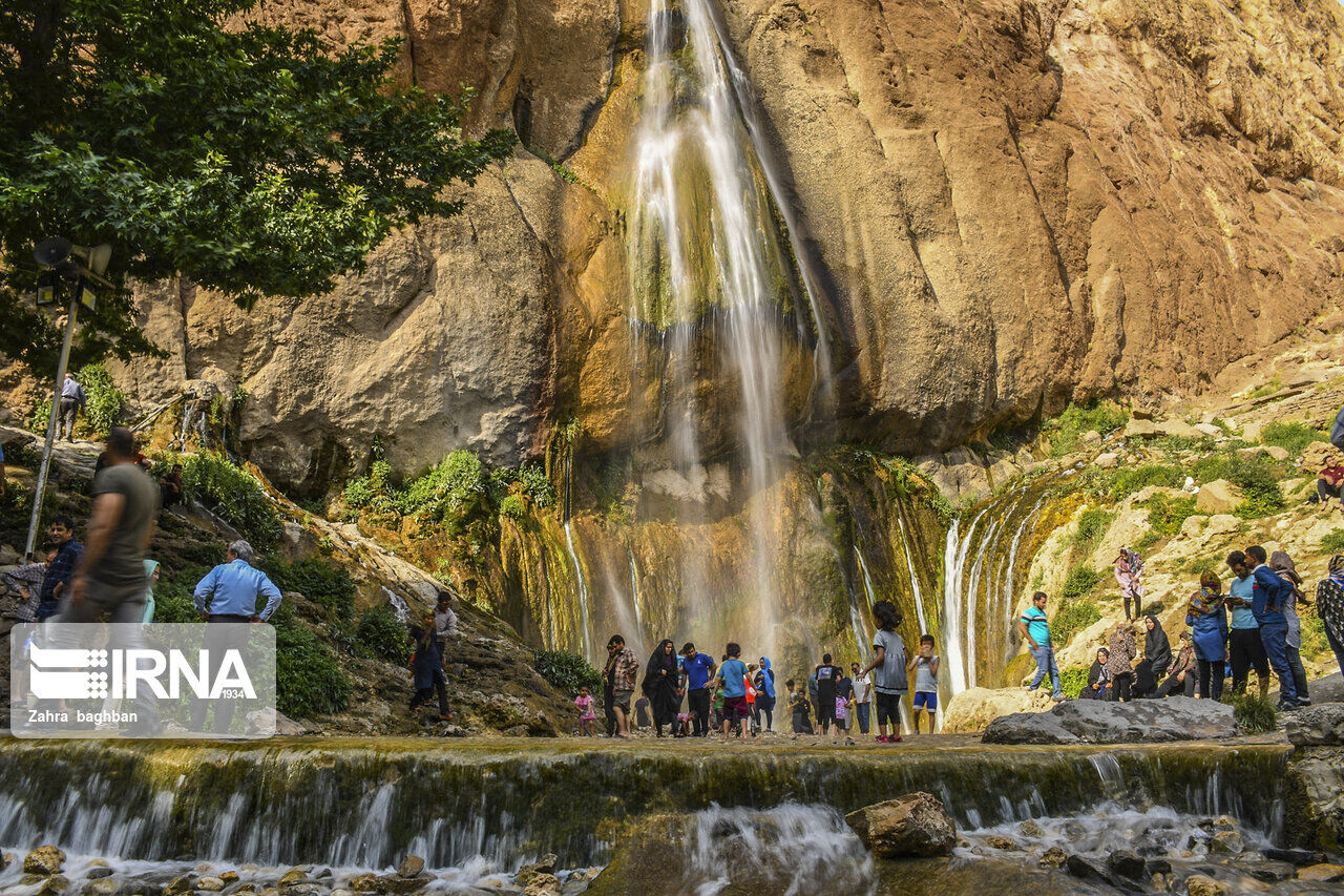 Semirom waterfall