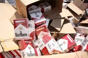 کشف بیش از ۳ هزار نخ سیگار قاچاق در شیروان