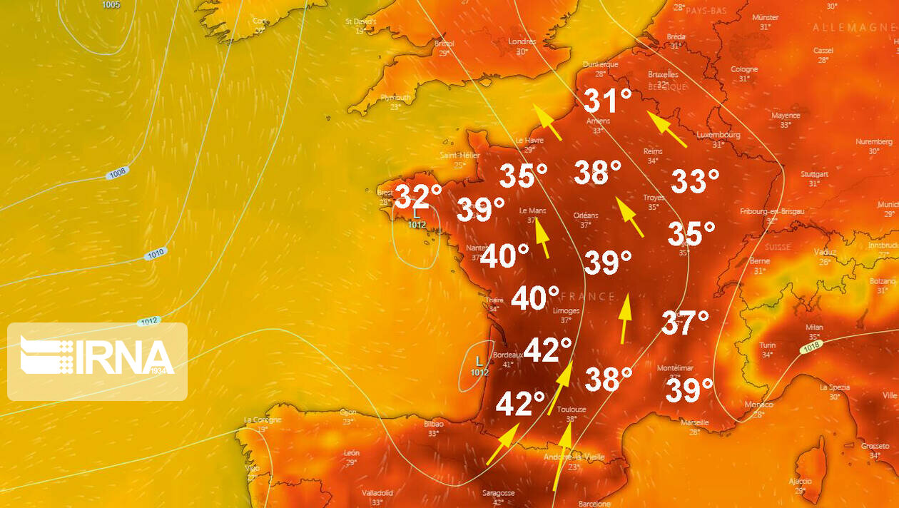شدت گرما در فرانسه جان یک هزار و پانصد نفر را گرفت 