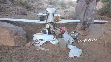 پدافند هوایی یمن پهپاد جاسوسی عربستان را سرنگون کرد

