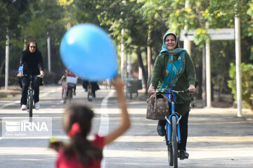 Inauguration of the first women's cycling site in Iran's Isfahan