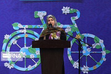 Inauguration of the first women's cycling site in Iran's Isfahan