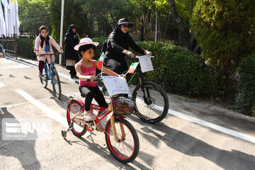 Inauguration of the first women's cycling site in Iran's Isfahan