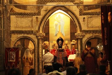 Christian Badarak religious ceremony held in Iran's Urmiya