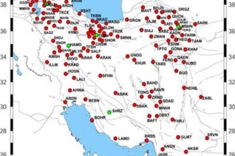 شبکه ژئودینامیک کشور توسعه مییابد شبکه ژئودینامیک کشور توسعه مییابد
