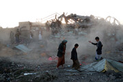 حمله جنگنده های سعودی به بازاری در صعده یمن ۱۳ کشته برجا گذاشت